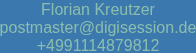contact info Florian Kreutzer, postmaster@digisession.de